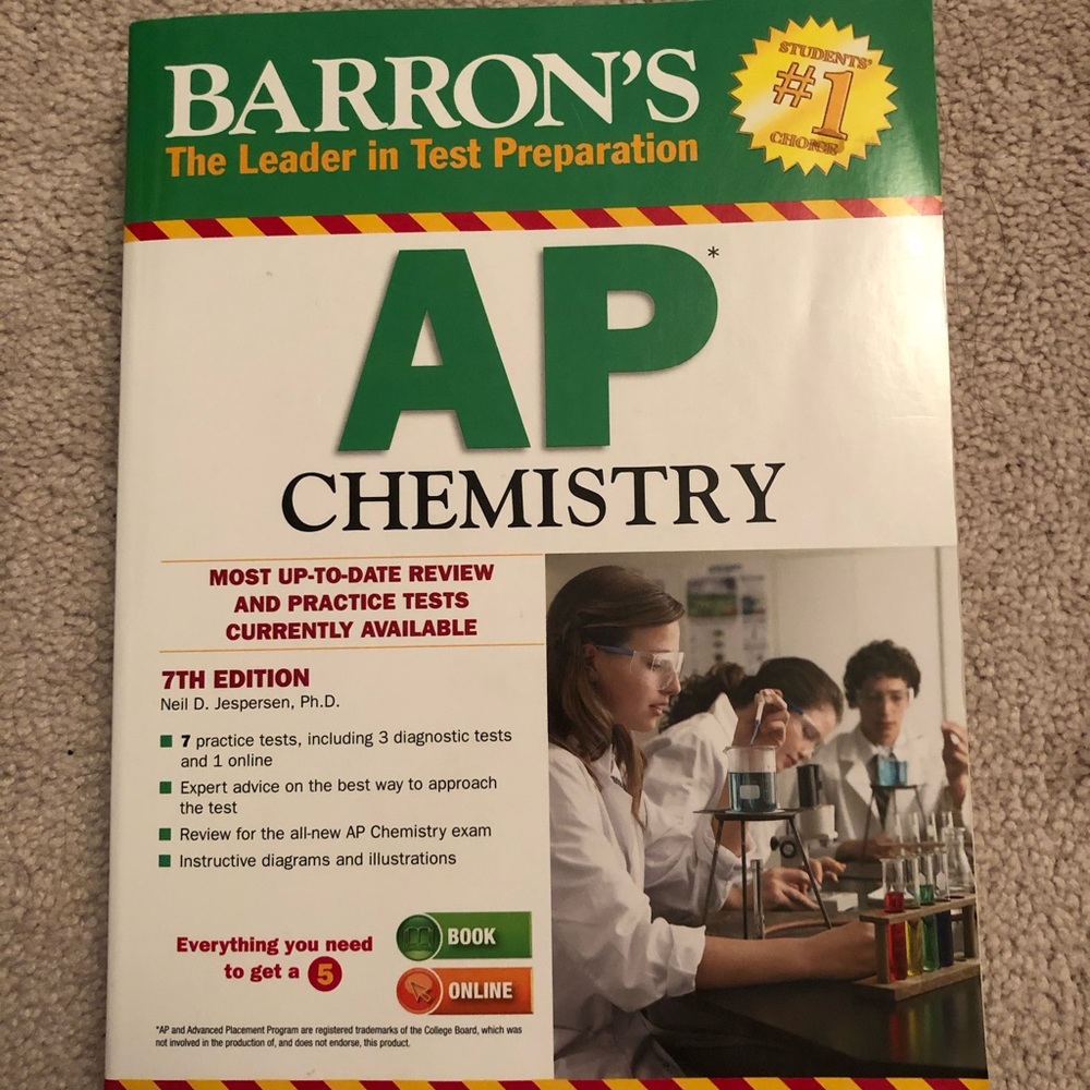 Barron’s AP Chemistry Prep Book